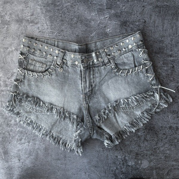 Producto - Short ojales GREY