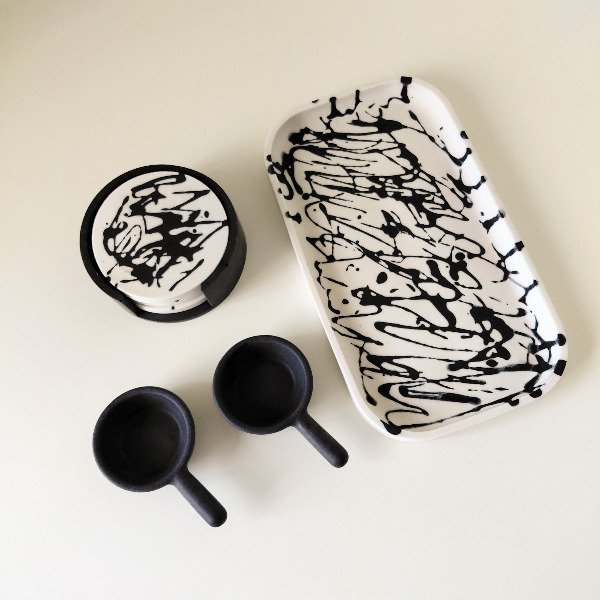 Producto - Set Bandeja Picada/Sushi + 2 cuencos + Set Posavasos
