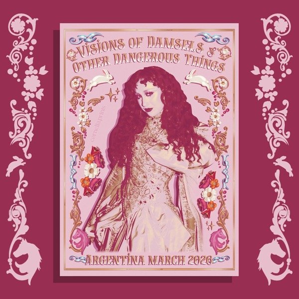Producto - Print Fileteado Chappell Roan Visions of Damsels and Other Dangerous Things