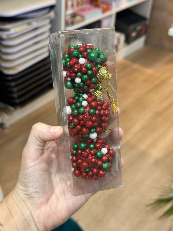 Producto - Set x3 bolas navidad