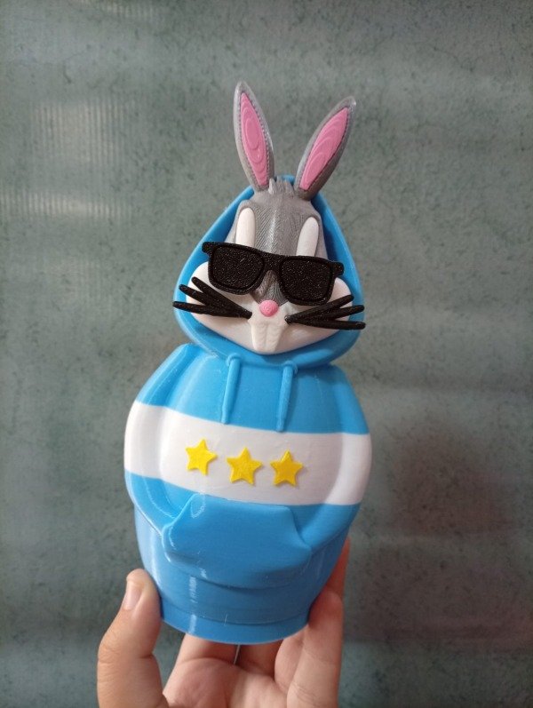 Producto - bugs bynny Argentina Huevo impreso 3D Alcancia