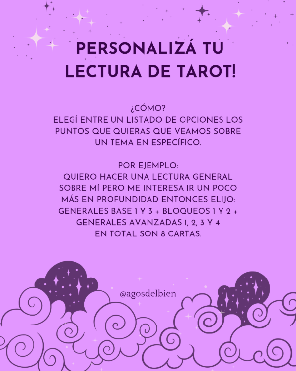 Producto - Lecturas PERSONALIZADAS - 1