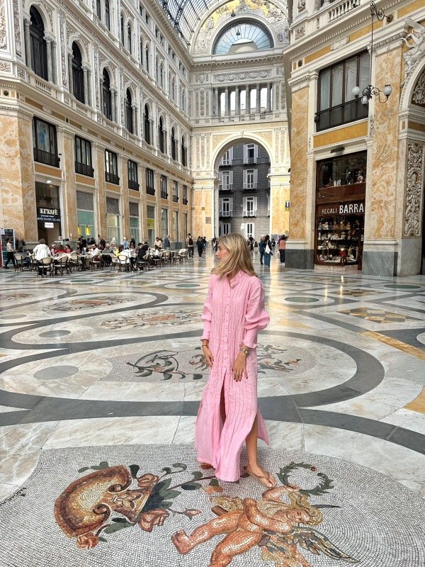 Producto - The linen camisole light pink / Camisola