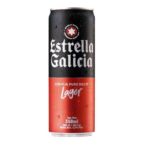 Producto - Cerveza Estrella Galicia Lager 350 ml Importada