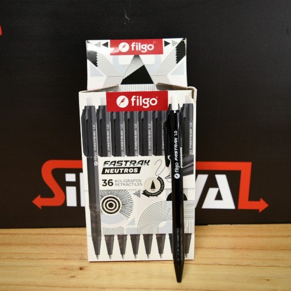 Producto - BOLIGRAFO RETRACTIL FASTRAK 1.0 NEUTROS FT10-C36