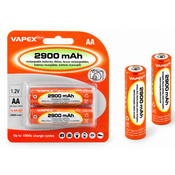 Producto - Pilas Recargable VAPEX Pack x2 - 0