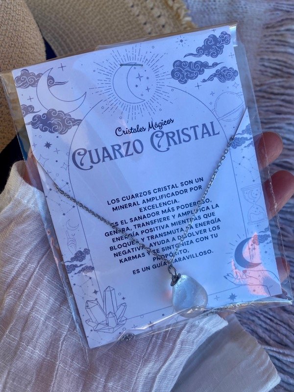 Producto - Collar Cuarzo Cristal