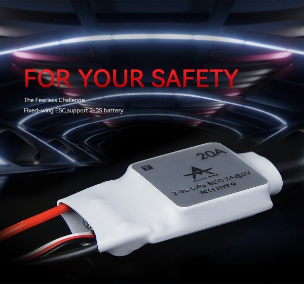 Producto - T-MOTORHOBBY AT20A 2-3S ESC para motores de ala fija Precio en dolares
