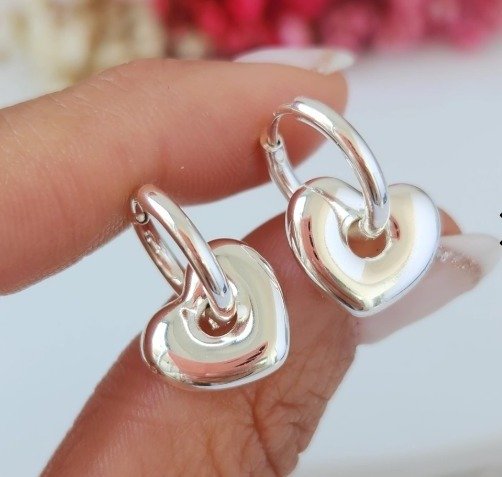 Producto - Argollas Corazón Inflado