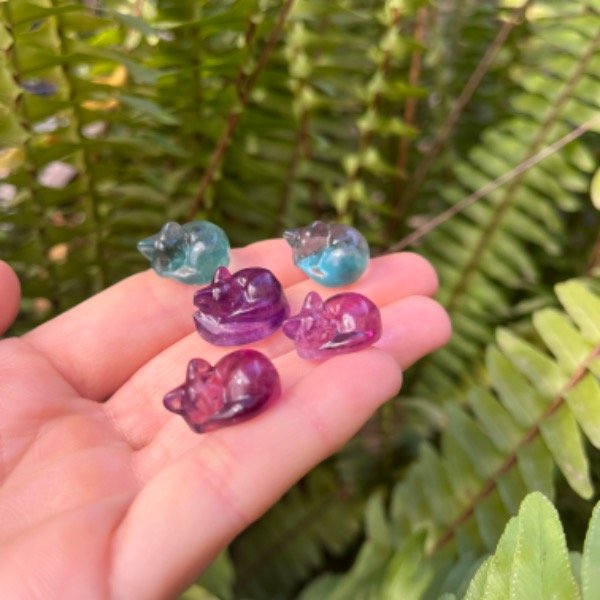 Producto - Gatito de Fluorita - Mini