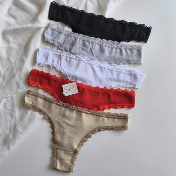 Producto - Pack x3 colales de algodon y puntilla