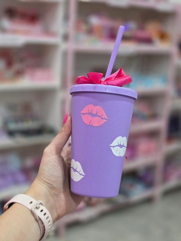 Producto - Vaso kiss lila