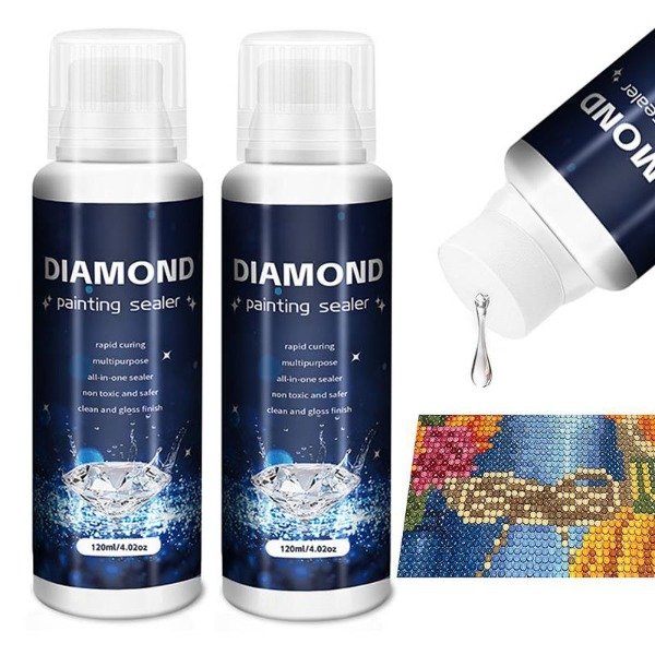 Producto - Kit X2 Selladores De Pintura De Diamantes 120ml C/U