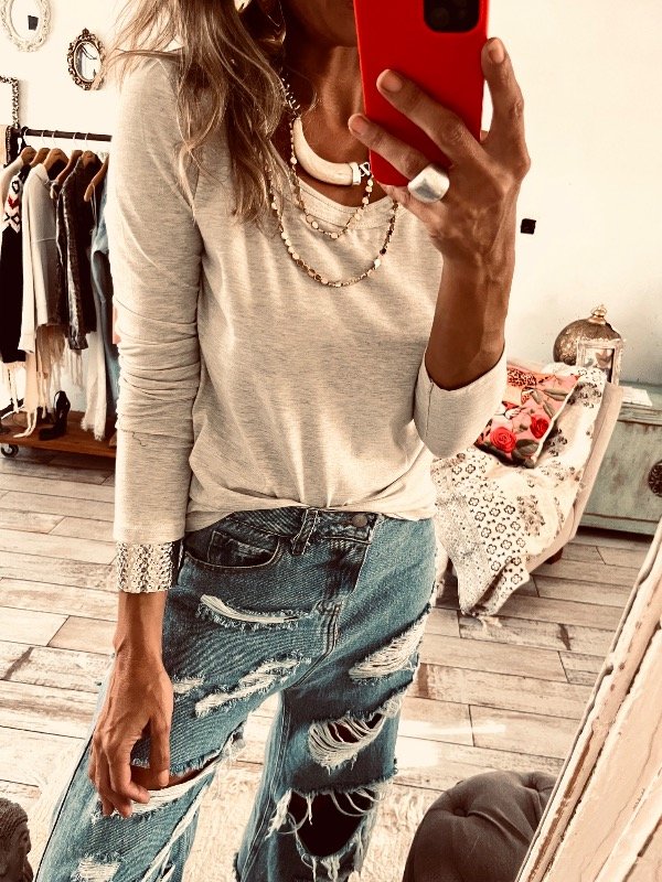 Producto - Camiseta Malibu gris