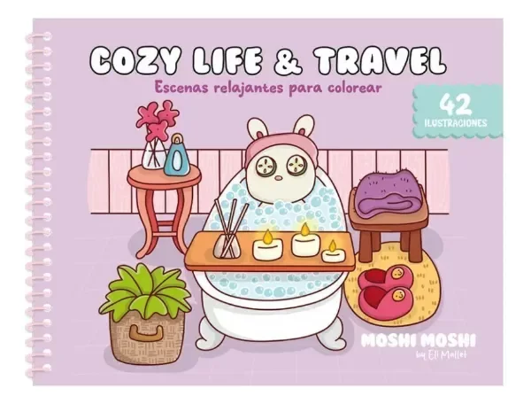 Producto - COZY LIFE - TRAVEL / ESCENAS RELAJANTES PARA COLOREAR