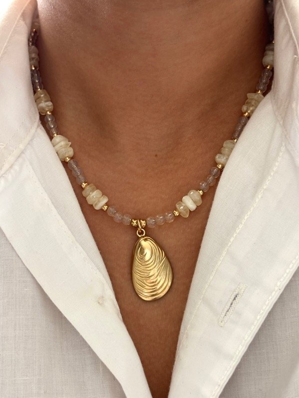 Producto - Collar ostra gold