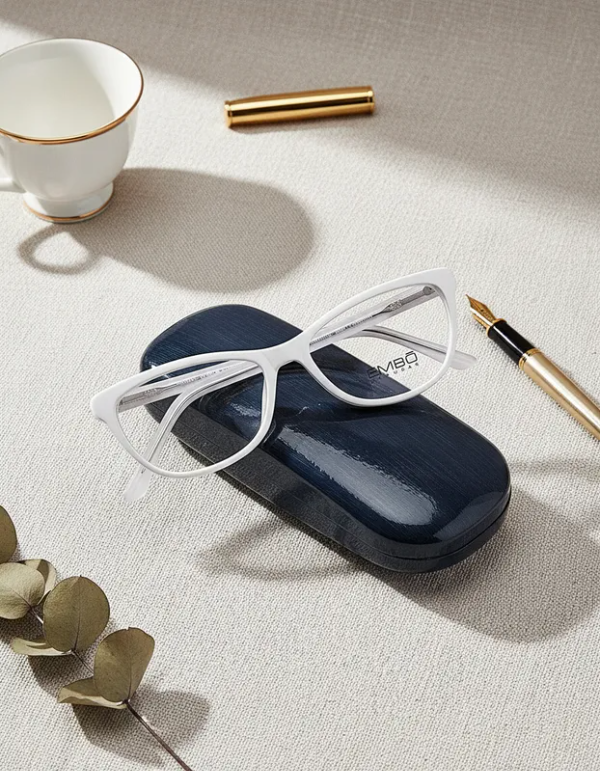 Producto - EMBO-Marco de Anteojos-Blanco Transparente