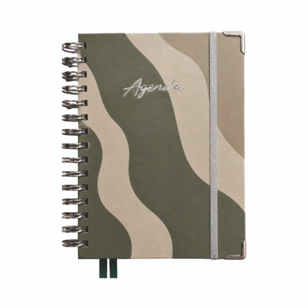 Producto - Agenda Personal DIARIA Fluir Oliva - 0