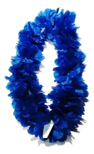 Producto - BOA FLORES SEDA AZUL 1,80 mts x1