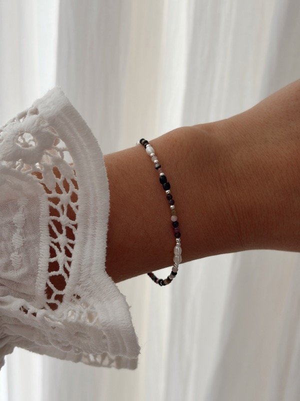 Producto - PULSERA MIX TURMALINA PERLA - 1