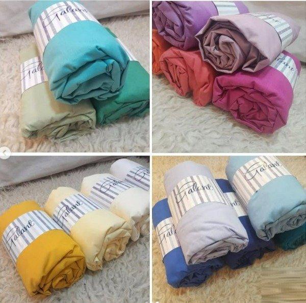 Producto - Sabana ajustable 1 1/2 algodón percal