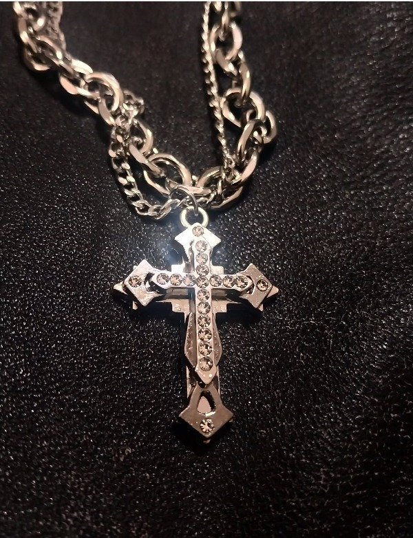 Producto - Collar Cruz Strass
