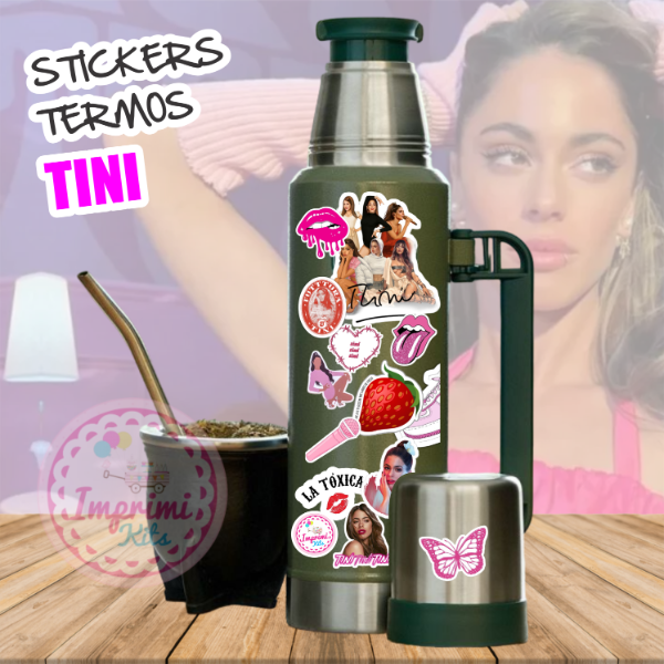 Producto - Calcos Stickers Tini Pack Imprimible sticker pegatinas termos dtf