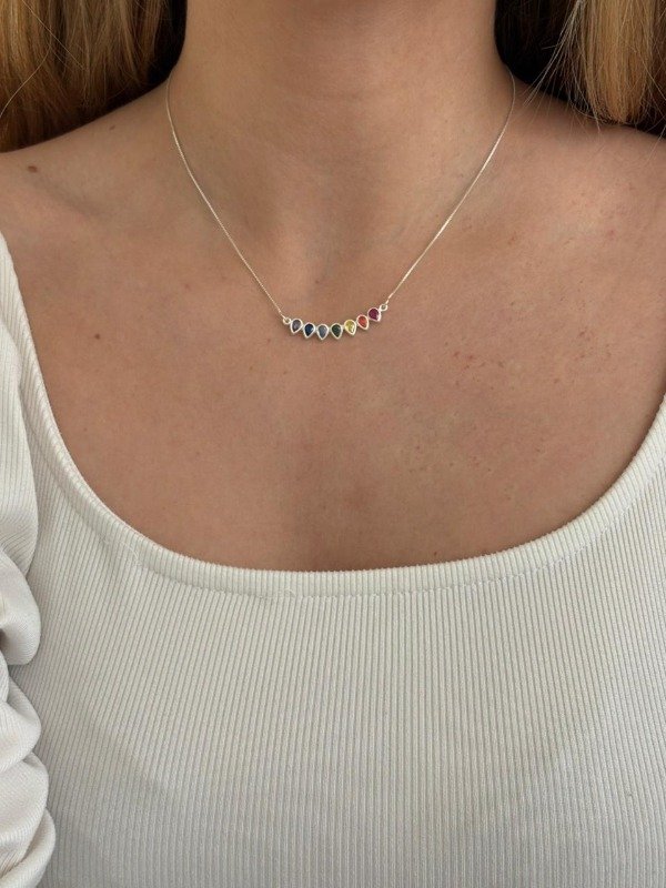 Producto - Collar 7 chakras cubic - 2