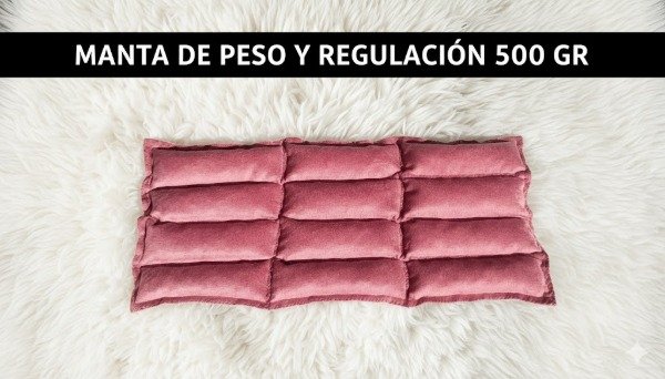 Producto - Manta calma con relleno  (20 x 40 cm  500 gr de peso)