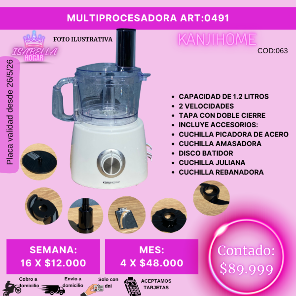 Producto - MULTIPROCESADORA KANJIHOME