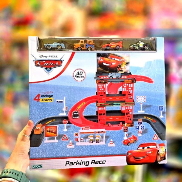 Producto - Playset Cars Parking Race  Disney Pixar