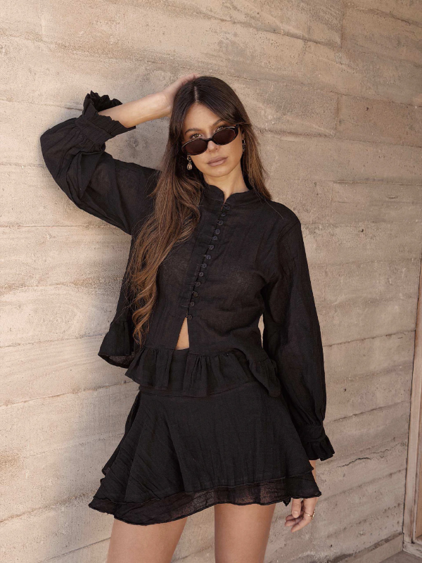 Producto - FALDA LOTTIE BLACK - 1
