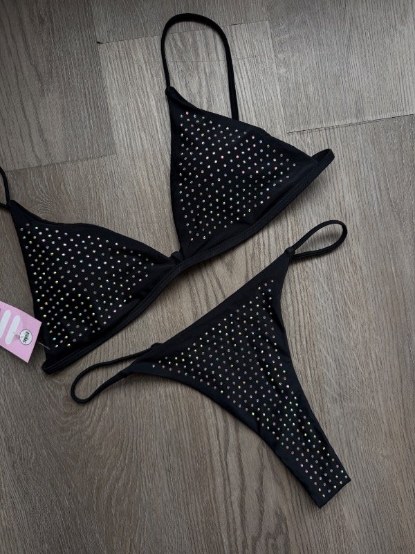 Producto - Bikini Atenas Strass negra - 3