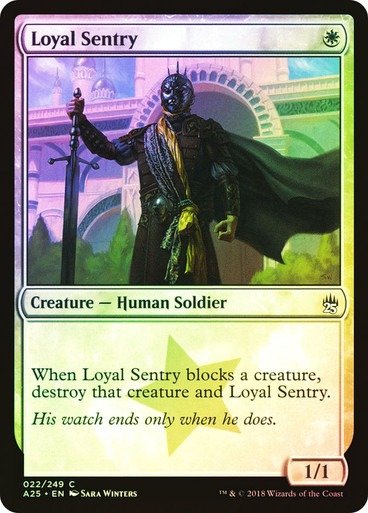 Producto - Loyal Sentry Foil  Masters 25