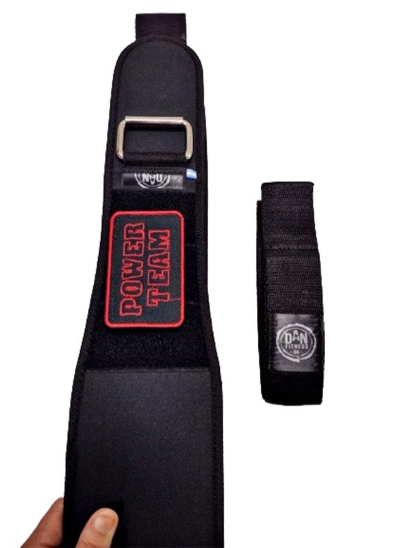 Producto - Cinturon con parche mas straps negro