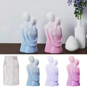 Producto - Molde silicona pareja abrazada silicona fina - 0