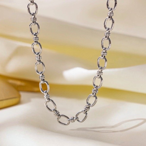 Producto - Collar Fontana de eslabones ovalados - 0