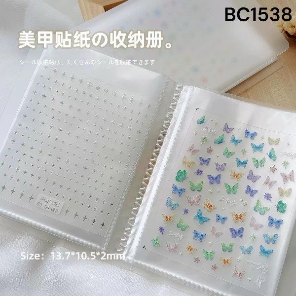 Producto - ALBUN LIBRO PARA STICKER DE UÑAS DE NAEZ BC1538