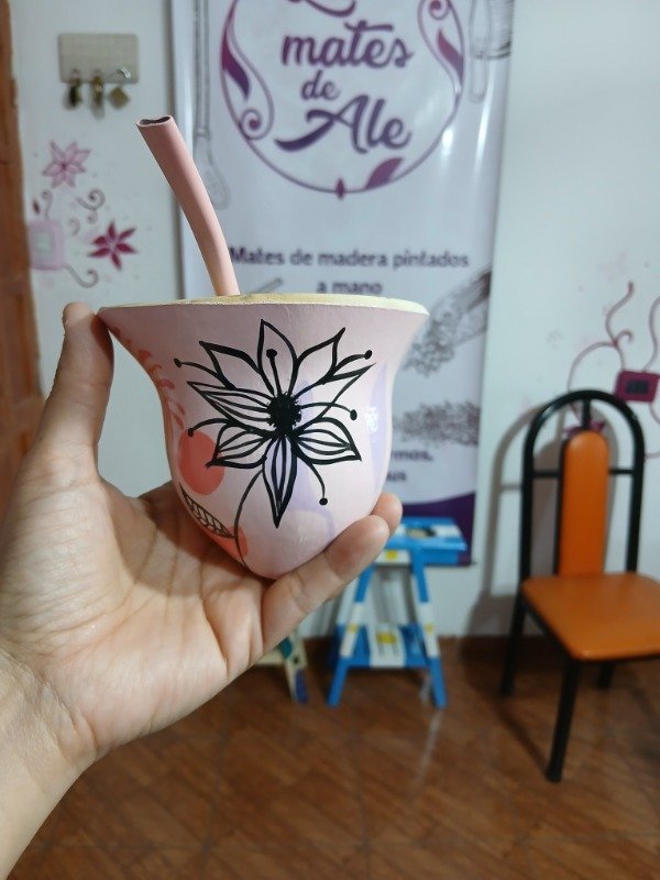 Producto - Mate de calabaza "TRAZOS" - 0