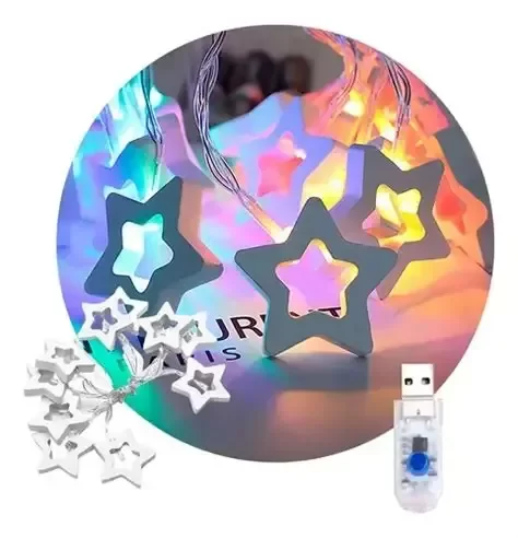 Producto - Luces Guirnalda Interior USB Multicolor Estrella