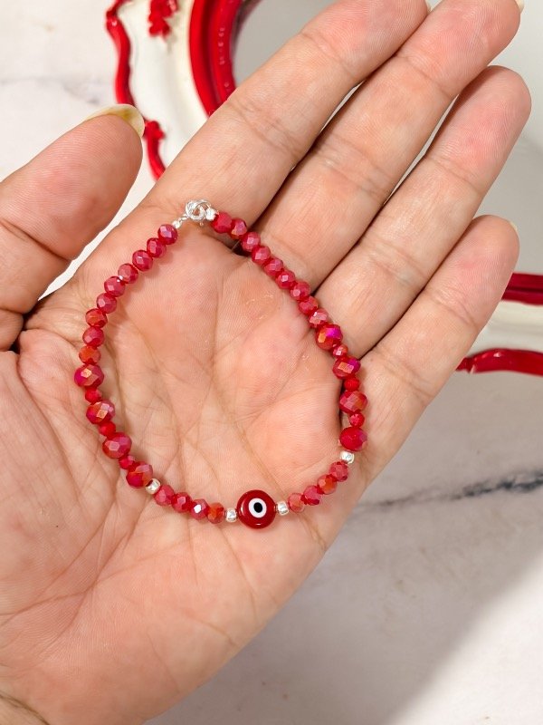 Producto - Pulseras Roja Tornasolada 18cm - 1