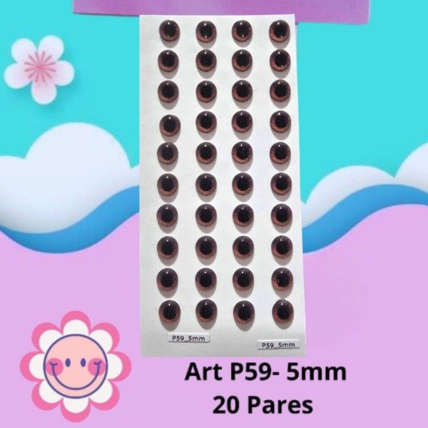 Producto - Articulo P59 Mini - Dulces Miraditas - 20 pares