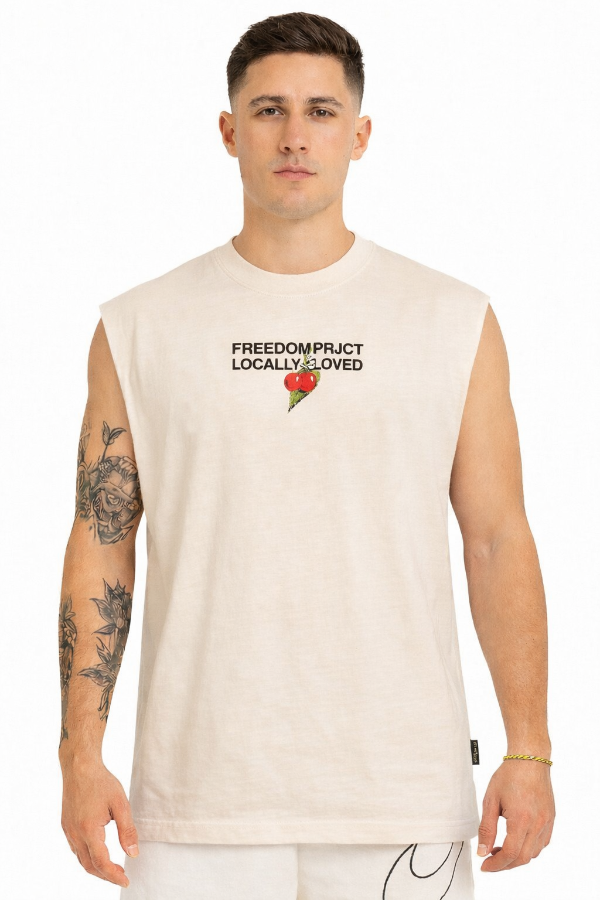 Producto - Musculosa Freedom Crudo
