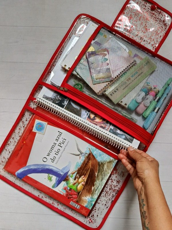 Producto - Organizador A4 Jazmín básico rojo - 2