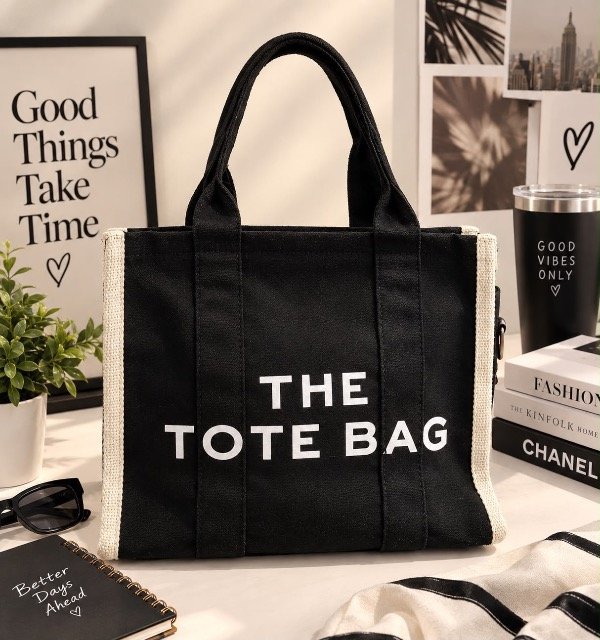 Producto - TOTE BAG LONA - MIXTO NEGRO - 0