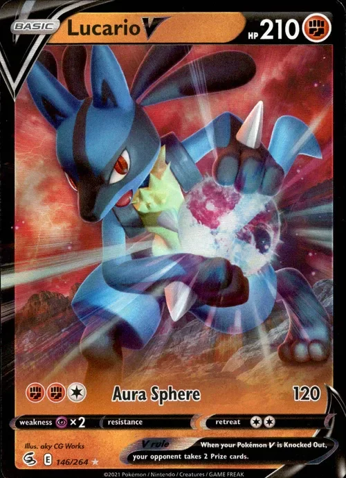 Producto - Lucario V - 146/264 - Fusion Strike - Holo