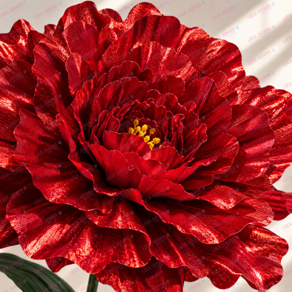Producto - Flor Brillosa de Tela Gigante - 2