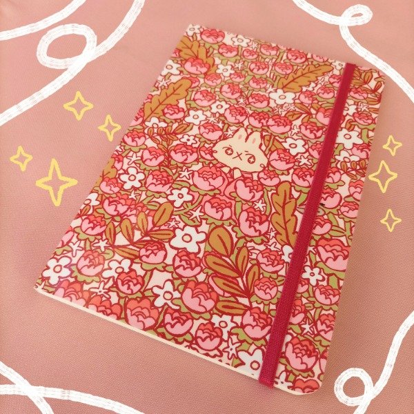 Producto - cuaderno A5 "mar de flores"