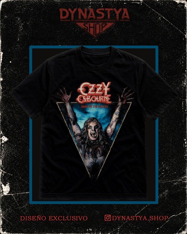 Producto - Remera - Ozzy - Bark at the moon