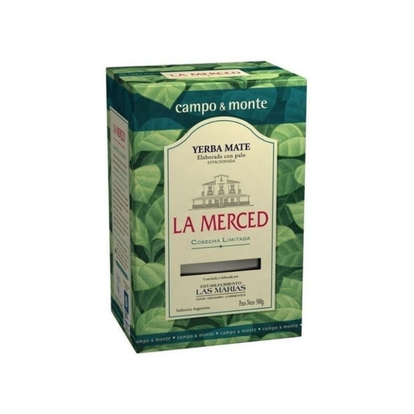 Producto - YERBA LA MERCED CAMPO y MONTE 500g.